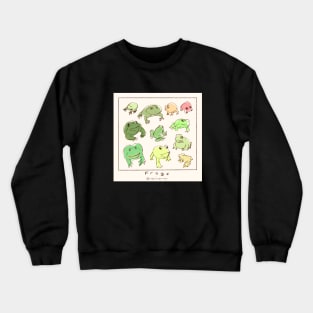 A Fine Collection of Frogs Crewneck Sweatshirt